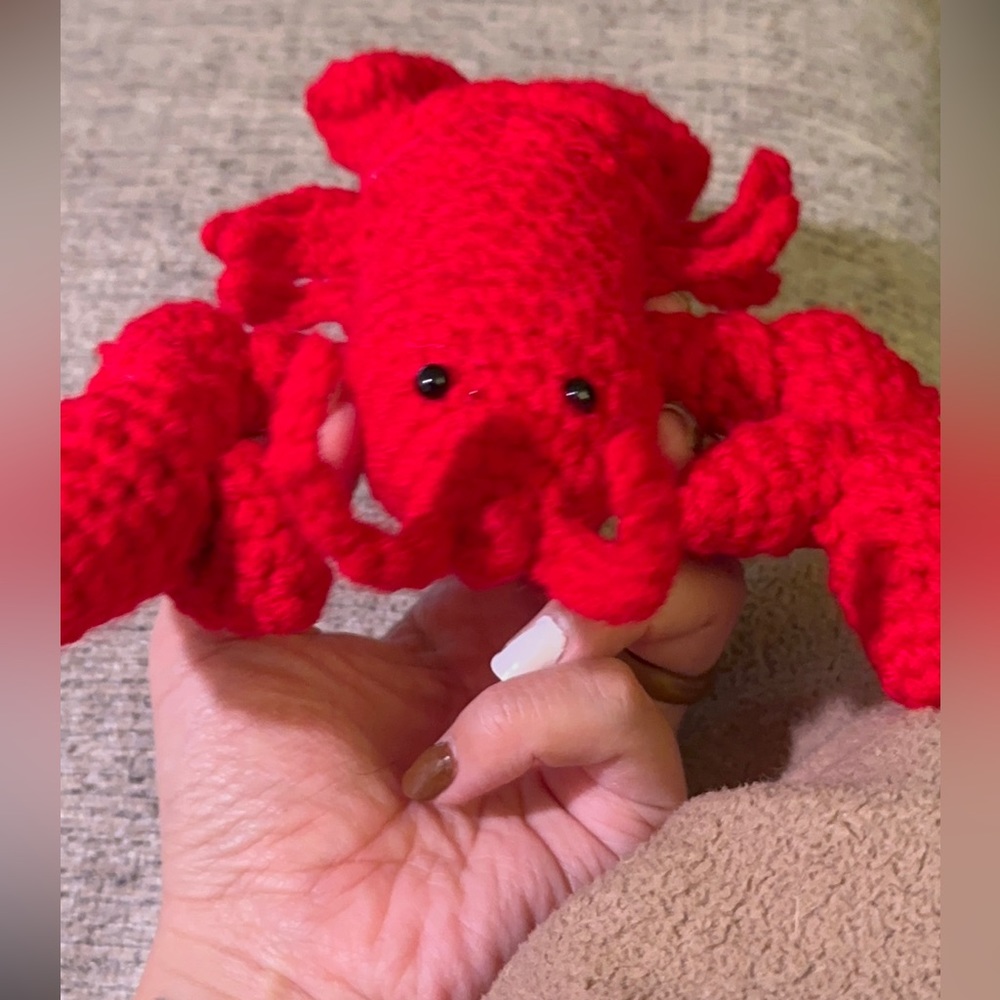 Lobster amigurumi